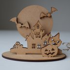 作品木製ハロウィンセット♩組み立てタイプ Halloween コウモリ カボチャ
