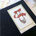 作品Ballet Stamps (ballet pointe shoes for X'mas)　5枚セット
