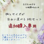 作品限定お値下げ❁追加購入専用❁　柄とサイズが自由に選べる マスク3枚セット   こども ベビー キッズ 男の子 女の子