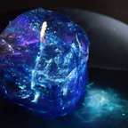 作品MINERAL SPECIMENS【鉱物標本キャンドル】_紺碧【受注生産】