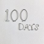 作品ワイヤークラフト　100days 100日祝