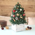 作品トナカイ走る木の実たっぷり森のクリスマスツリー/ホワイトベース