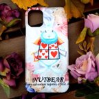 作品♥️白うさぎ♥️スマホハードケース📱iPhon.アンドロイド