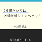 作品５枚購入の方は送料無料！（期間限定）