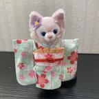 作品リーナベル　ぬいぐるみバッチサイズ　着物