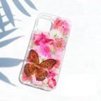 作品全機種対応iPhone Xperia Galaxy HUAWEI AQUOS OPPO  GOOGLEPIXEI スマホケース　 押し花ケース 人気  押し花 ❀ケース 花束 花物語