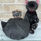 作品✰ハロウィン キッズ用 猫耳帽子🐈‍⬛✰