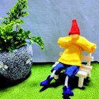 作品① 森の小人 ちりめん人形 ハンドメイド