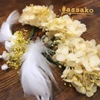 作品髪飾り プリザ assako