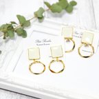 作品［square×ring］ ピアス/イヤリング