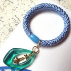 作品【Oriental】 Hair Tie "Blue" ③