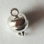 作品【直輸入】マグネット*ネックレス留め具*10個セット*約8×12mm*シルバーカラー 