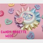 作品《選べるハートパーツ付》candy rosette