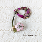 作品帯飾り〈Bouquet・Sakura2023・盛り〉