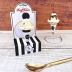 作品アイスクリームキーホルダー バッグチャーム クッキー＆クリーム ICECREAM KEYCHAIN COOKIES & CREAM