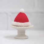 作品小動物帽子 クリスマス🎄 サンタクロース帽子