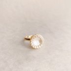 作品vintage German circle pearl button ring