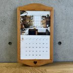 作品木製カレンダーフレーム　「私のカントリー」付録カレンダー専用