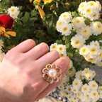 作品【SALE】spring flower ring