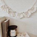 作品マクラメ編みのガーランド || macrame garland