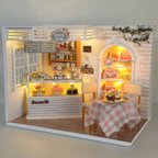 作品あかりの灯るケーキ屋さん ミニチュアハウス