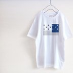 作品四角形&ドット New item 2022　Tシャツ