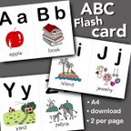 作品ABC Flash cards 1/2