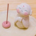 作品【受注制作】ほっこり地蔵のお香立て