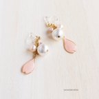 作品◯特集掲載◯Cherry Blossoms & Pearl/耳飾り