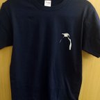 作品動物Tシャツ〜ペンギン紺ver.〜