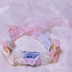 作品🎀ペット花冠  犬用花冠  猫用花冠