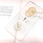 作品iPhone case 【vintage flowers white 】