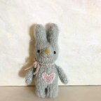 作品grayish bunny  mohair