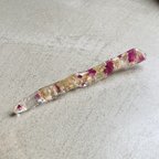 作品【Rose × gold】Flower hair clip