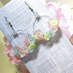 作品桜🌸フープピアス　パステルカラー