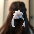 作品ふわふわ可愛いヘアアクセサリー