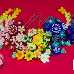 作品【🌼あとりえ＊まゆみん🌼】の商品たち④和装髪飾り・舞妓・振袖・JAPAN・日本・つまみ細工・お正月・お花・アクセサリー・ヘアアクセサリー・さくら・簪・七五三・結婚式・成人式・正月・卒業式・ひな祭り