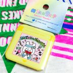 作品【送料込】缶バッチ♡エアロビわんこ♡レトロゲームタウン