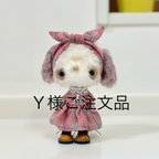 作品Y様ご注文品『バルーンワンピのピンクぱんだうさぎちゃん♪』