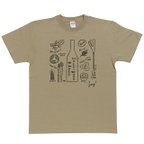 作品sauvignon blanc Tシャツ（サンドカーキ）Lサイズ