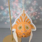 作品【 金魚ねぷた 】 蜜柑 クリアケース 入り / ご当地 グッズ プレゼント にも