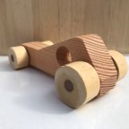作品手作り  木のおもちゃ  レーシングカー5 送料無料