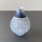 作品pattern vase　紺七宝