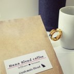 作品★値下げしました★　Hana Blend Coffee　グァテマラブレンド　中細挽粉100g入袋の２袋セット