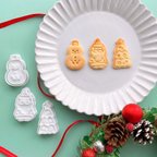 作品クリスマス人形のクッキー型セット