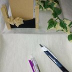 作品★デスクに★カード/名刺スタンド　メモスタンド　小物収納