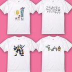 作品フルカラー☆子供の絵カスタムTシャツ(キッズサイズ)