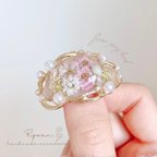 作品〖 ﾎﾟﾆｰﾌｯｸ〗bloom⌇ｵﾌﾎﾜｲﾄ　　　　　　　　　　　　　　　　　ﾚｼﾞﾝ　ﾚｼﾞﾝﾎﾟﾆｰﾌｯｸ　お花ﾎﾟﾆｰﾌｯｸ ﾚｼﾞﾝｱｸｾｻﾘｰ