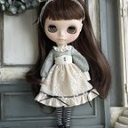 作品2440 ブライス さんのお洋服　classical Blythe ブライス アウトフィット 洋服 りかちゃん　22センチドール　クラシカル