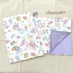 作品40×60 ランチョンマット&24×17 巾着袋 ユニコーン